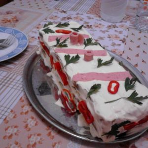Αλμυρή τούρτα
