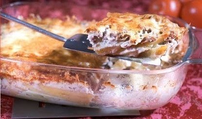 Πατάτες με Κιμά στο Φούρνο